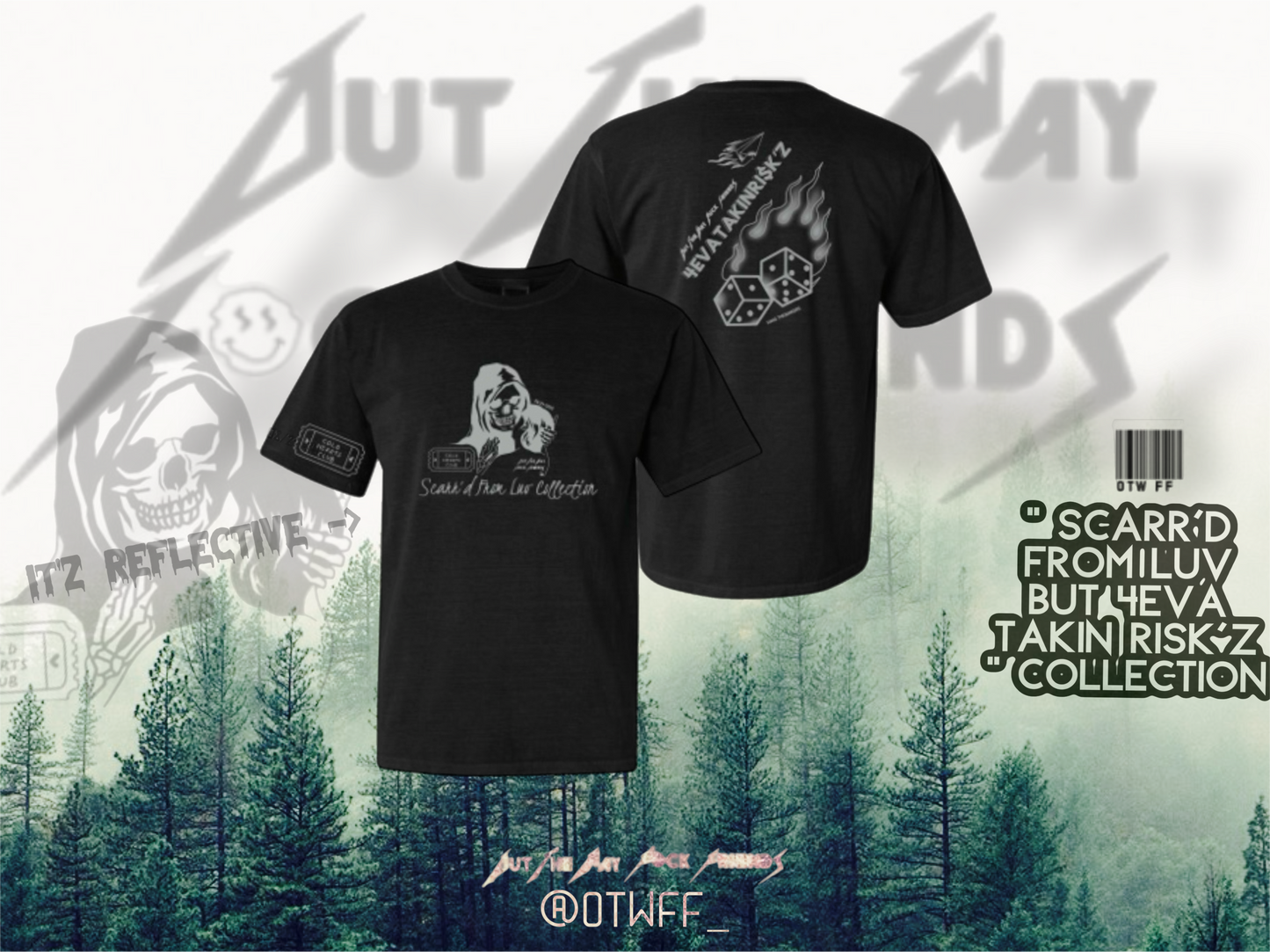 ᔰꫀꪜꪖTakinRisk’s Black & Chrome Tee