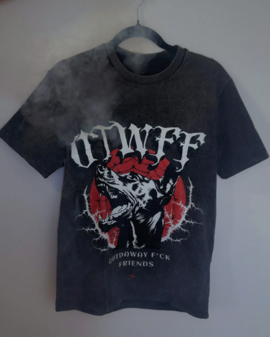 Distressed Bloody Moon Tee