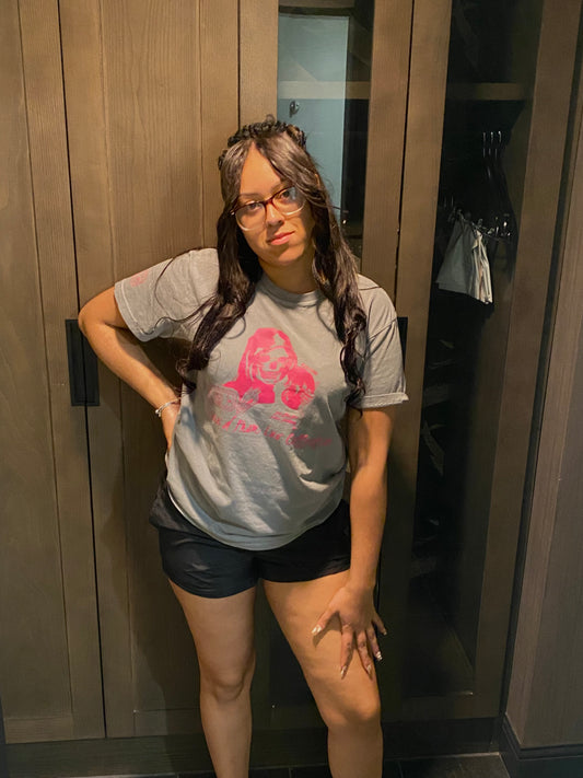 OTWFF ᔰꫀꪜꪖTakinRisk’s Chrome Grey & Pink Tee