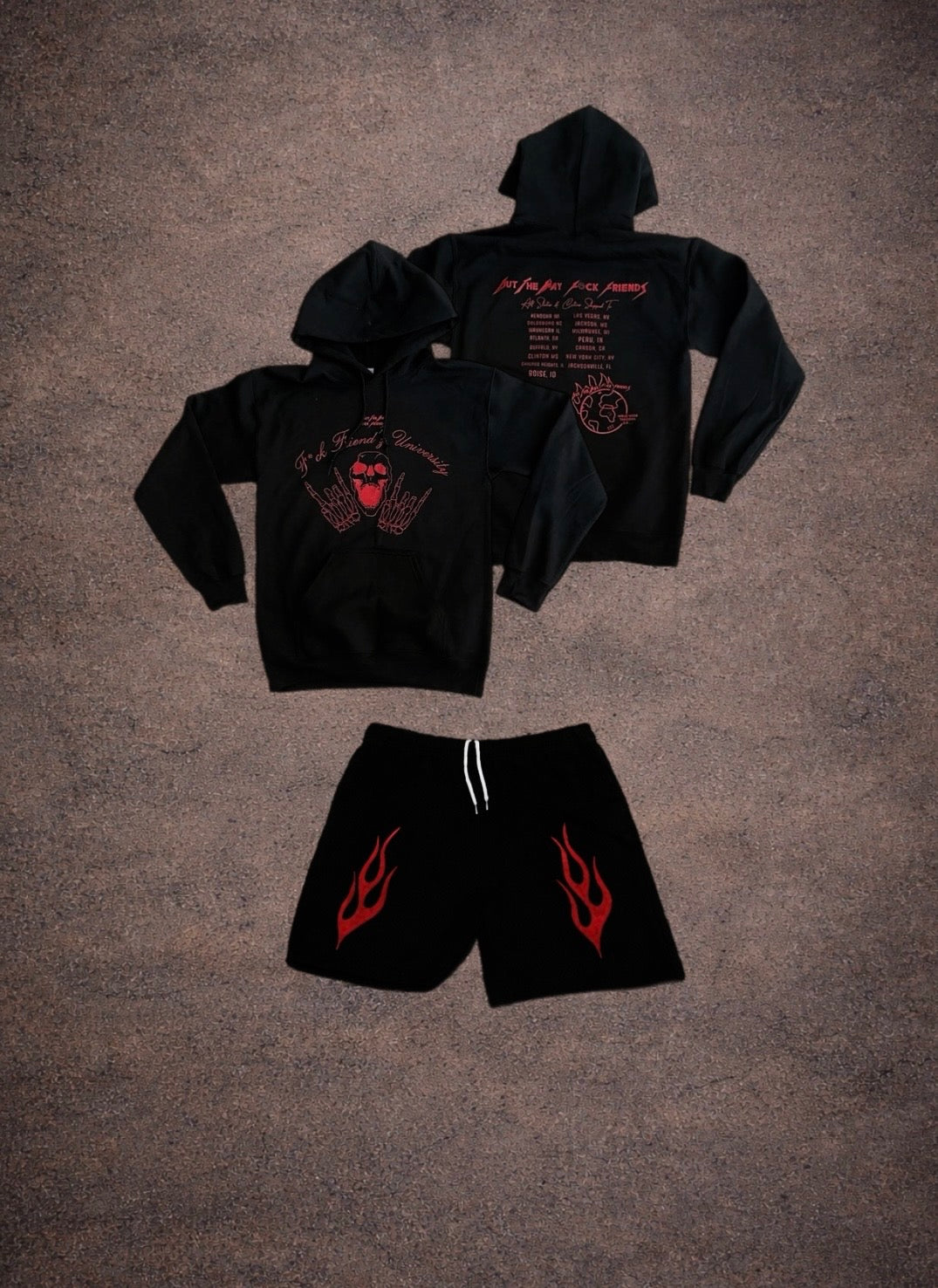 OTWFF “ Flame Hoodie Set “
