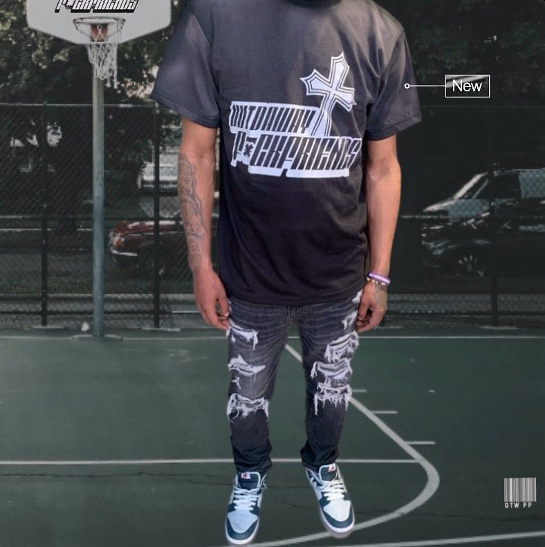 “ Forever Blacking Out “ Acid Wash’d Tee