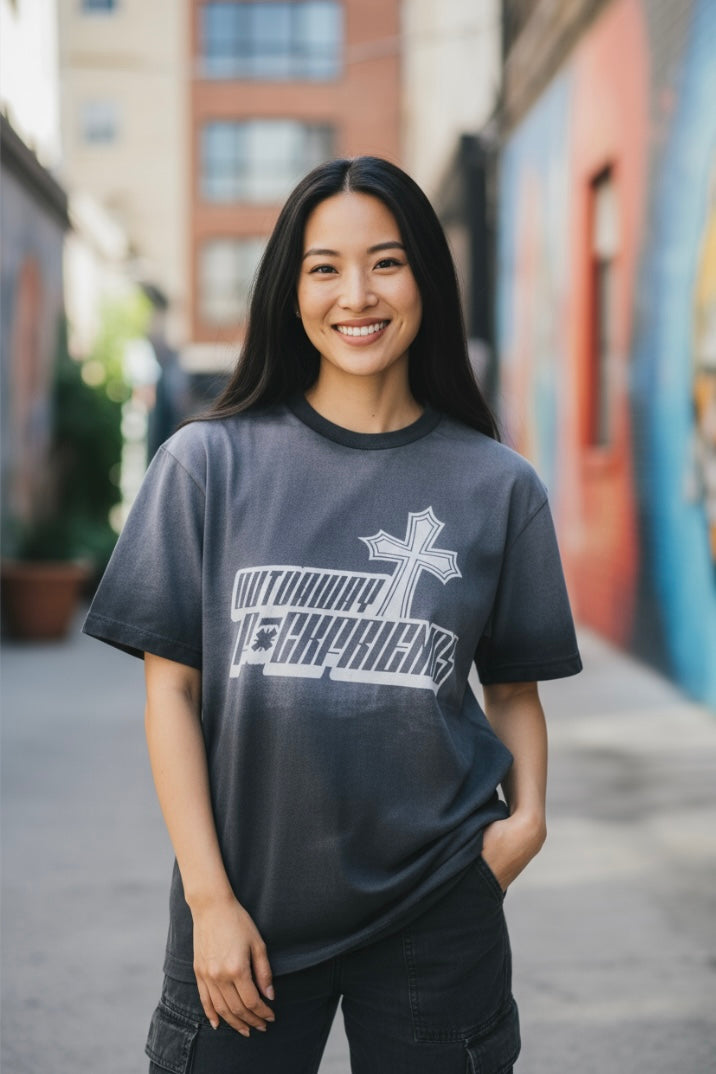 “ Forever Blacking Out “ Acid Wash’d Tee