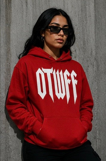 OTWFF “Outsmarting The Haters Daily” Red Hoodie