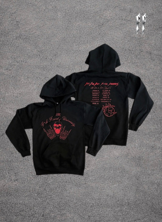 Black & Red OTWFF University Hoodie