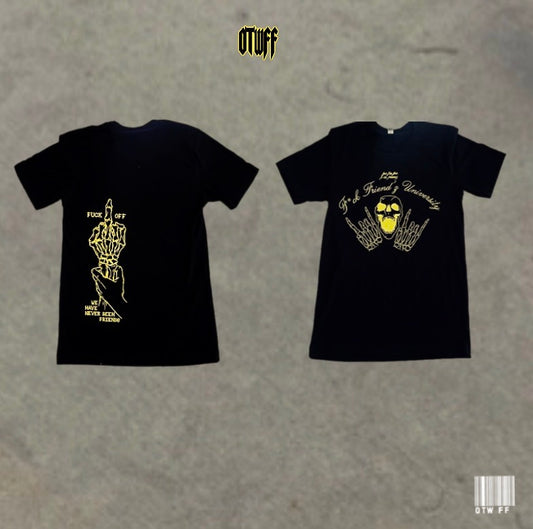 OTWFF University Black & Yellow Tee