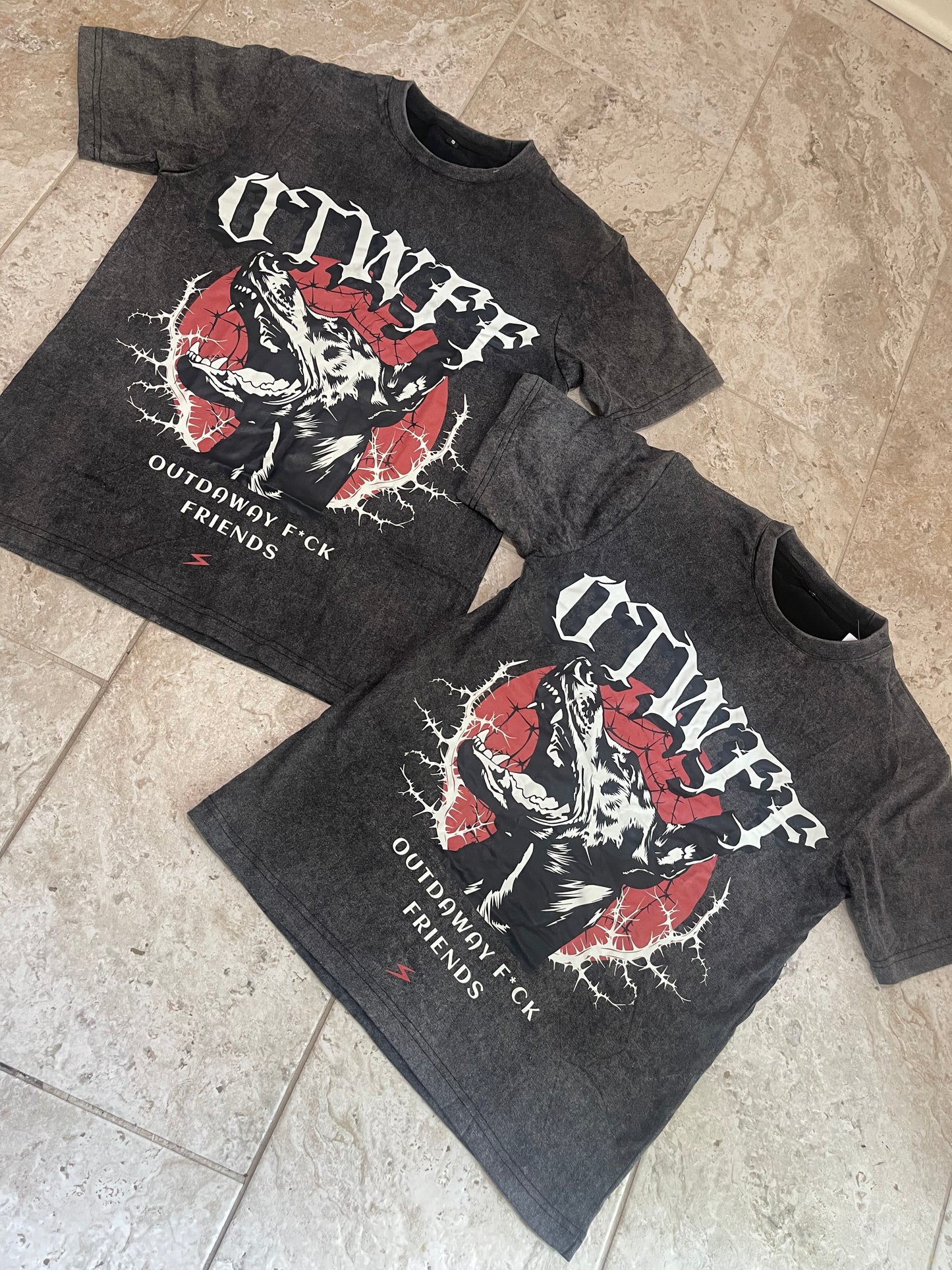 Distressed Bloody Moon Tee