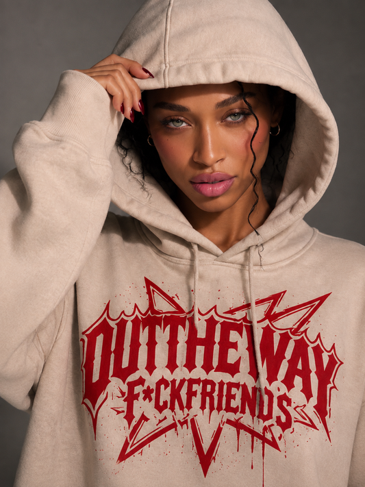 The Anniversary Hoodie (Cream|Red)