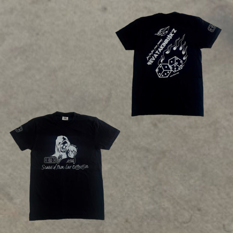 ᔰꫀꪜꪖTakinRisk’s Black & Chrome Tee