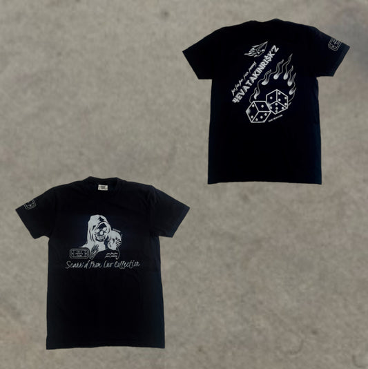 ᔰꫀꪜꪖTakinRisk’s Black & Chrome Tee