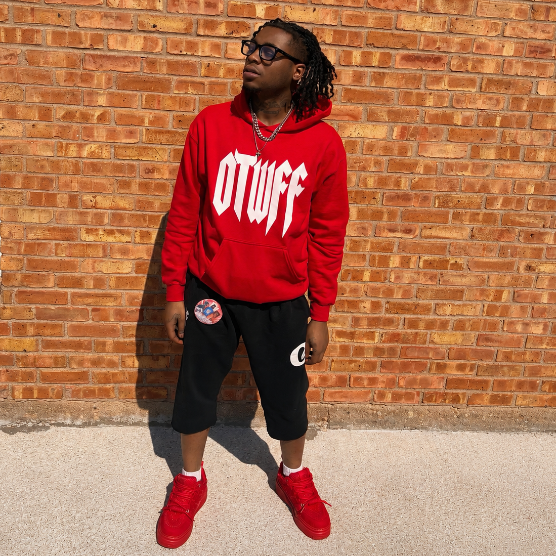 OTWFF “Outsmarting The Haters Daily” Red Hoodie